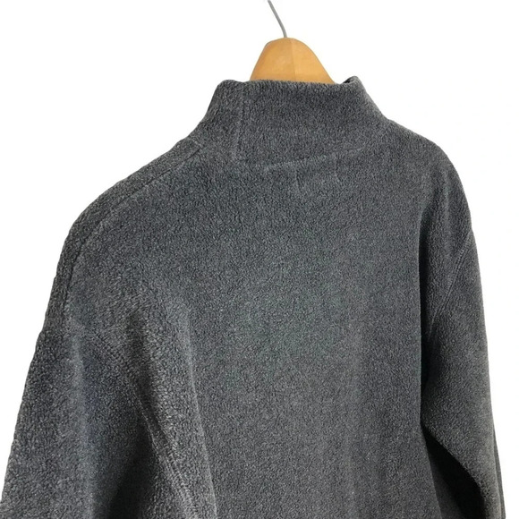 Indian Motorcycle Company Mock Neck Fleece Kangaroo Pocket Pull Over Sweater - Picture 4 of 8